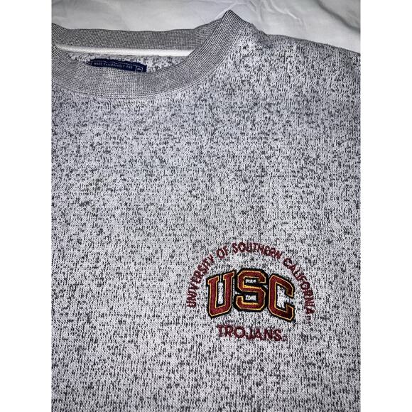 USC Pullover Champs Men Size XXL Gray Trojans Sports Team Edition Sweater Colleg - Picture 2 of 12